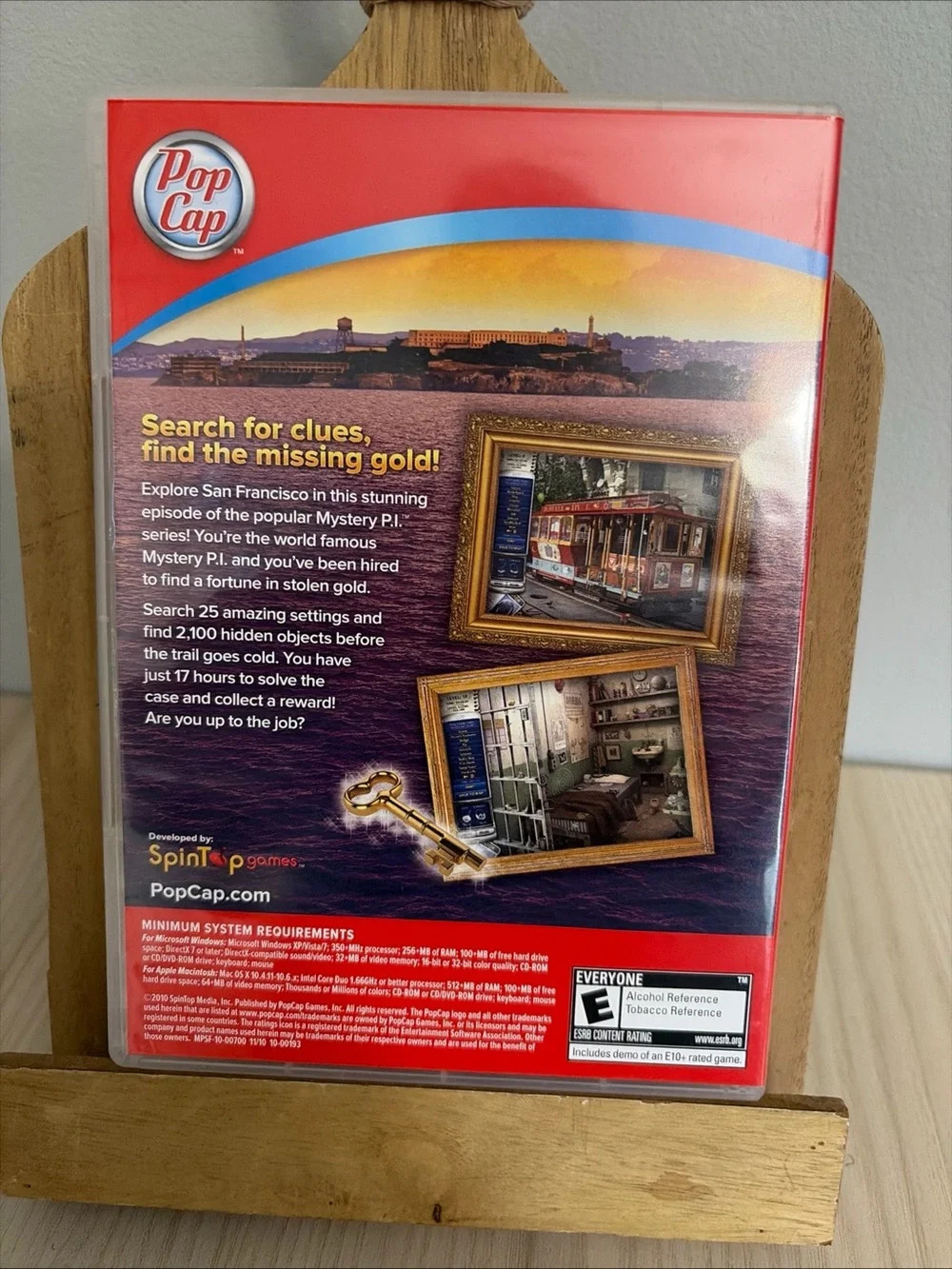 Mystery P.I. Stolen in San Francisco PC Game - Yellow Box